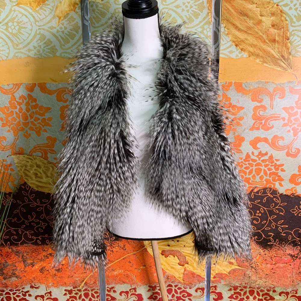 Guess Fux Fur Vest sleeveless